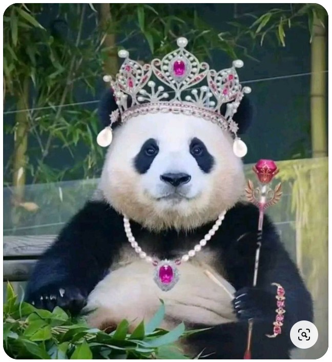 Create meme: Panda , Panda king, panda is hanging