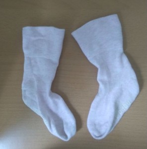 Create meme: socks, the baby socks, socks left right photo