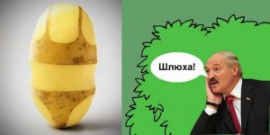 Create meme: Alexander Lukashenko, potatoes, kartohu