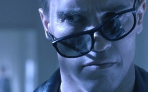 Create meme: glasses terminator, terminator