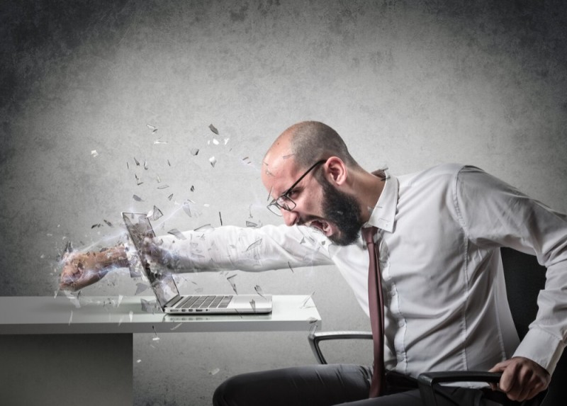 Create meme: male , at work , anger 