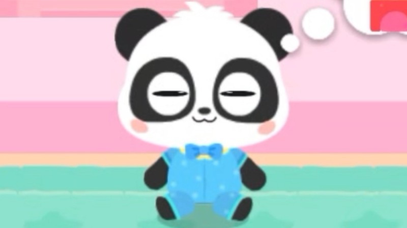 Create meme: The little panda game, Baby panda game, babybus