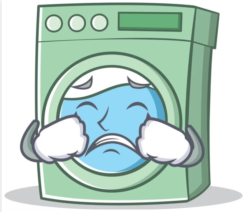 Create meme: cartoon washing machine, cartoon washing machine, washing machine with eyes