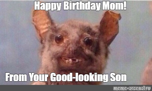 Meme Happy Birthday Mom From Your Good Looking Son All Templates Meme Arsenal Com