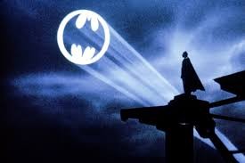 Create meme: spotlight calling Batman, bat signal, Batman spotlight in the sky