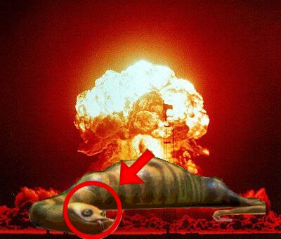 Create meme: a nuclear explosion , against the background of a nuclear explosion, nuclear explosion meme