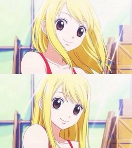 Create meme: fairy tail, fairy tail, Lucy serdobolye