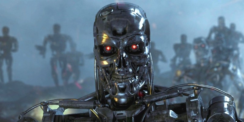 Create meme: terminator rise of the machines, robot terminator, Skynet terminator