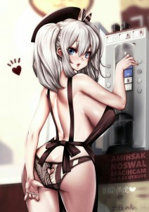 Создать мем: аниме арты, kashima kantai collection этти хентай, аниме