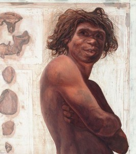 Create meme: reconstruction, aboriginal, homo sapiens sapiens