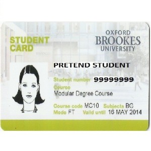 Create meme: student id card
