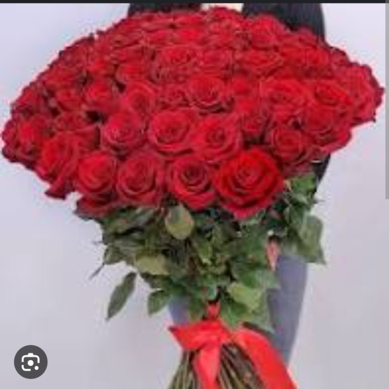 Создать мем: букет из 101 розы, красные розы большой букет, красные розы