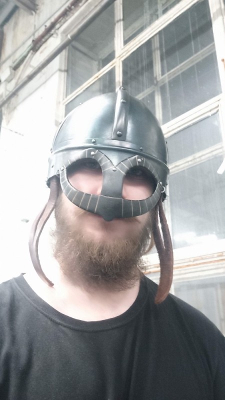 Create meme: viking helmet, people , male 