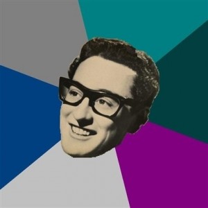 Create meme: Buddy Holly