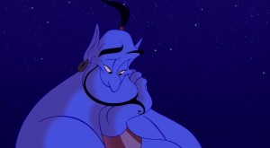 Create meme: gin cartoon Aladdin, Genie from Aladdin