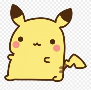 Создать мем: sticker pokemon, kawaii, чиби пикачу