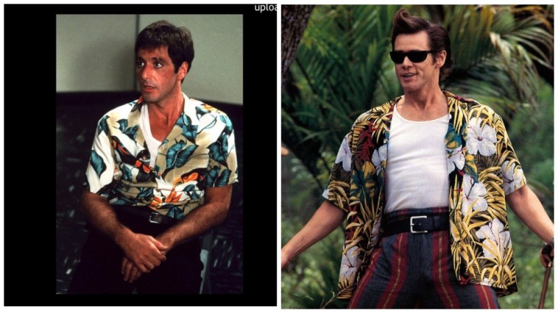 Create meme: Ace Ventura Jr., Jim Carrey , Scarface 
