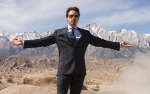 Create meme: shrugs, great things you need to do and not to think about them endlessly, Robert Downey Jr.