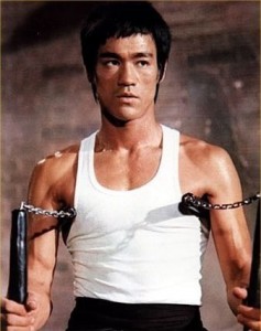 Создать мем: bruce lee 7, брюс ли нунчаки, bruce lee 1