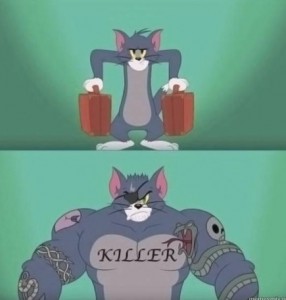 Create meme: show Tom and Jerry, Tom and Jerry