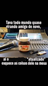 Create meme: bias, music, Nutella