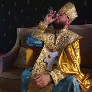 Создать мем: епископ нил лущак, божественная литургия, павел казахский епископ