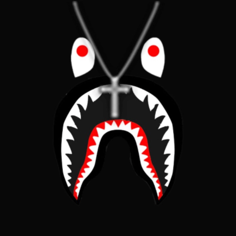 Create meme: bape shark, bape logo, bape shark hoodie
