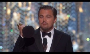 Create meme: the award, leonardo di caprio, Oscars 2016