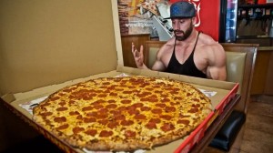 Create meme: after pizza, huge pizza humor, huge pizza photos