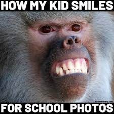 Create meme: baboon's smile, smile monkey, monkey 