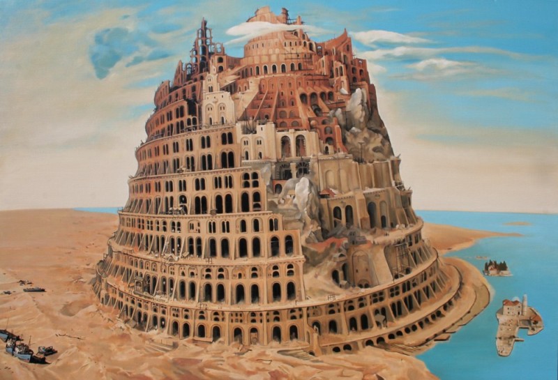 Create meme: the tower of Babel, painting the tower of babel, peter brueghel the tower of babel