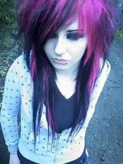 Create meme: emo hairstyles, emo style, emo girl