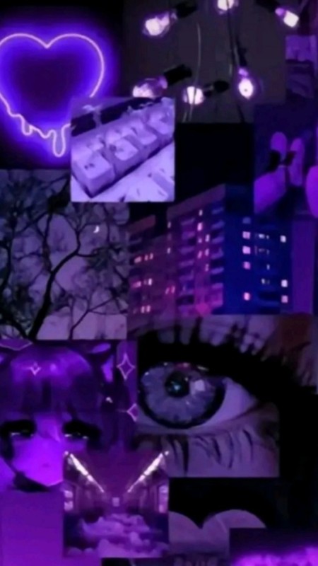 Create meme: collage purple, the sky is purple, purple background