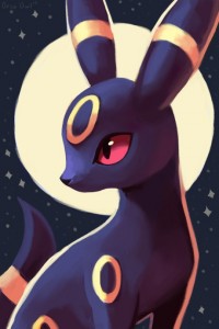 Create meme: pokemon umbreon, arts pokemon