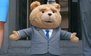 Create meme: bear Ted 2, The third wheel 2, a movie about a Teddy bear
