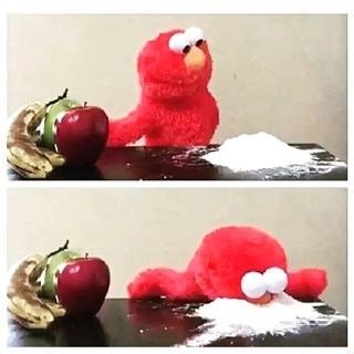 Create meme: cocaine , Elmo, elmo memes