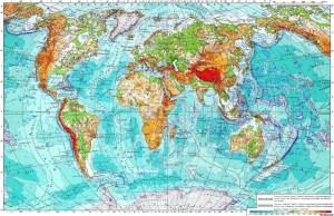 Создать мем: географическая карта мира, мир физическая карта, географическая карта