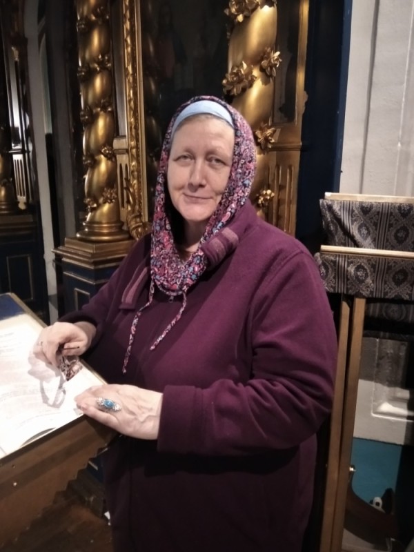 Создать мем: бабушка лиды, русский православный, в храме