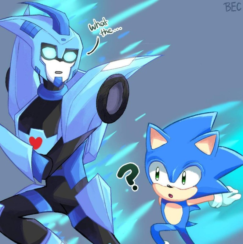 Create meme: transformers and sonic crossover, Transformers Animated Blair, Sonic the Transformer