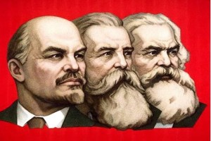 Create meme: Karl Marx Engels Lenin