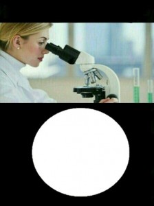 Create meme: a doctor with a microscope, silhouette of a doctor with a microscope, photo of scientist with microscope