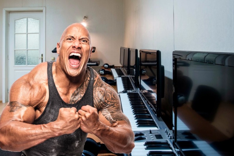 Create meme: Dwayne The Rock Jones, The furious Dwayne Johnson, rock Johnson Jock