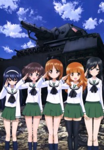 Create meme: girls und panzer, anime tankistki