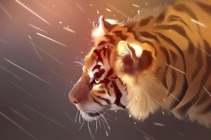 Create meme: tigers, art animals tiger draw anime, hat YouTube tiger