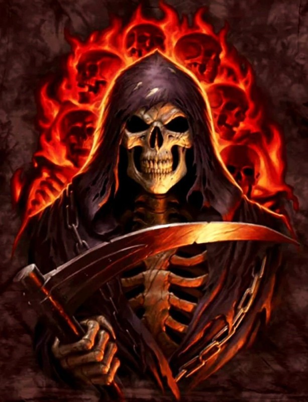 Create meme: cool skeleton meme, skeleton on fire, dangerous skeletons
