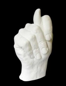 Create meme: 3 d mold of hands, a mold of hands, gypsum hand