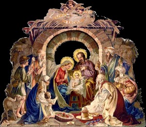Создать мем: вертеп рождественский holy family, рождество христа, красивое поздравление с рождеством христовым