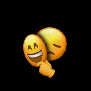Create meme: Emoji, sad face, text