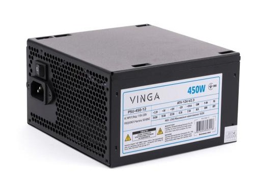 Create meme: vinga 500w PSU-500-12 power supply, 450W vinga power supply, 450 W power supply