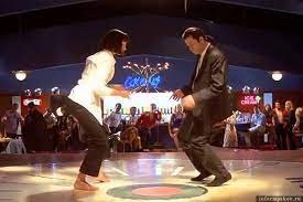 Create meme: pulp fiction the dance of travolta, Uma Thurman and John Travolta dance, Uma Thurman and John Travolta